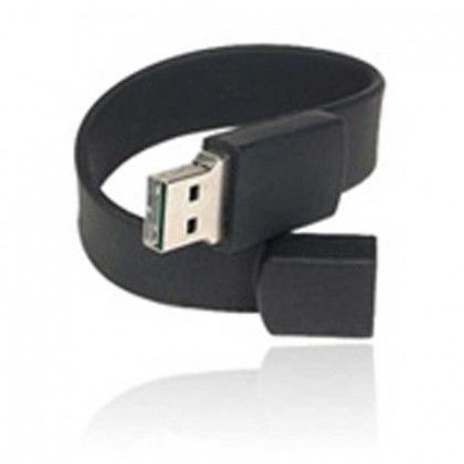 512 MB Men's Wristband USB Drive | Personalized Flash Drive Wristbands for Men 