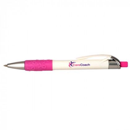 Custom Imprinted Awareness Pen pink