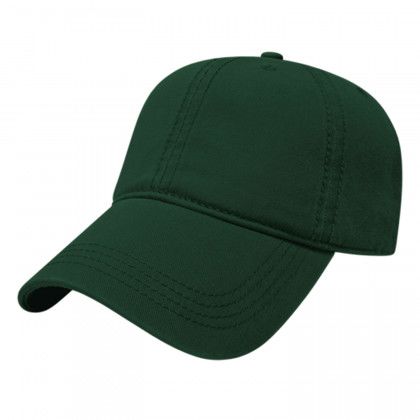 Custom 3D Embroidered Relaxed Golf Cap - Forest Green