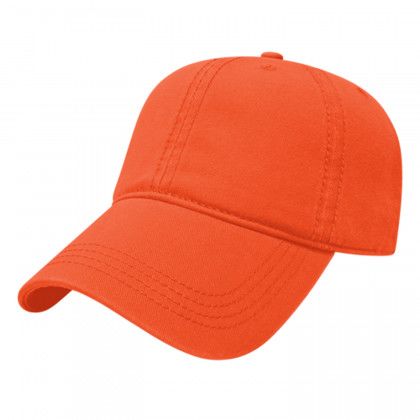 Custom 3D Embroidered Relaxed Golf Cap - Orange