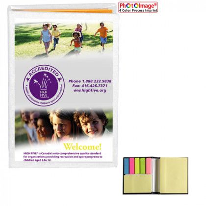 Compact Sticky Note/Flag Book - Full Color Compact Sticky Note/Flag Book - Full Color