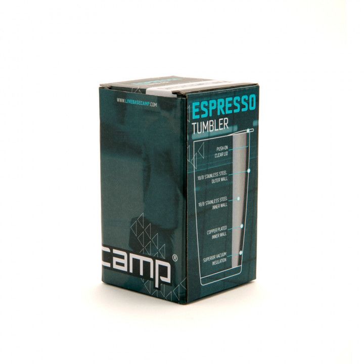 Customized 8 oz Basecamp Espresso Tumbler