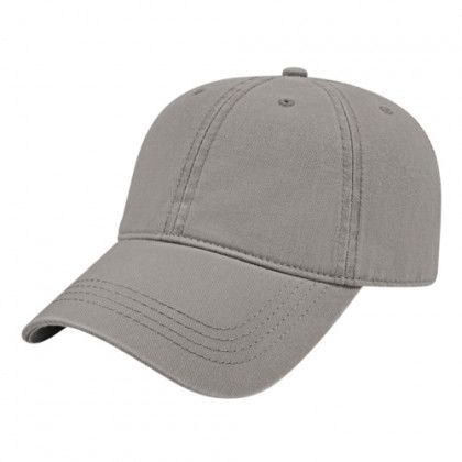 Custom 3D Embroidered Relaxed Golf Cap - Gray