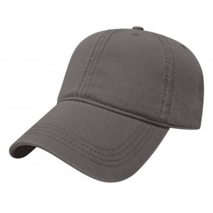 Custom 3D Embroidered Relaxed Golf Cap - Charcoal