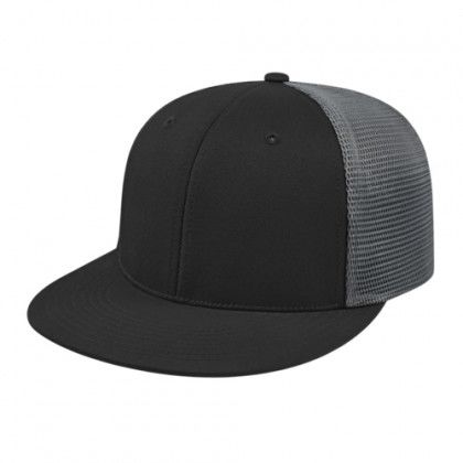 3D Logo Flexfit Performance Trucker Cap -Black/Graphite