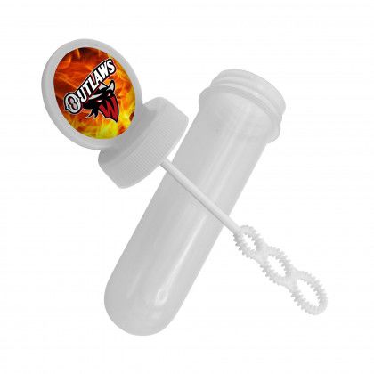Customized Logo Bubbles Wand - White