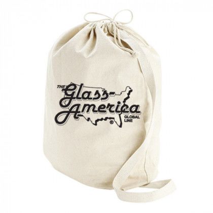 Canvas Drawstring Bag - Large | Custom Logo Drawstring Laundry Bags