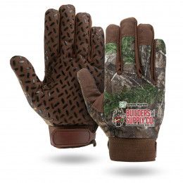 Logo Imprinted Camouflage Gloves