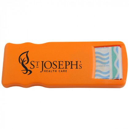 Custom Bandage Dispenser W/ Color Bandages - Orange 