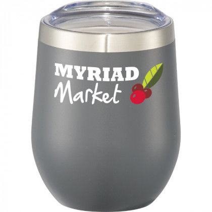 Custom Corzo Copper Vacuum Insulated Cup 12 oz - Gray Custom Corzo Copper Vacuum Insulated Cup 12 oz - Gray