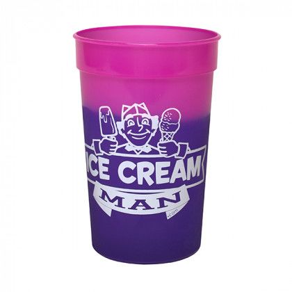 Mood Stadium Cup 22 oz. with Imprint - Pink/purple