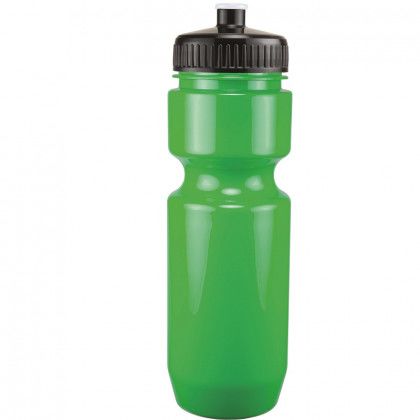 Kelly Green 22 oz Opaque Bike Bottle with Push-Pull Lid | Branded Bike Bottles