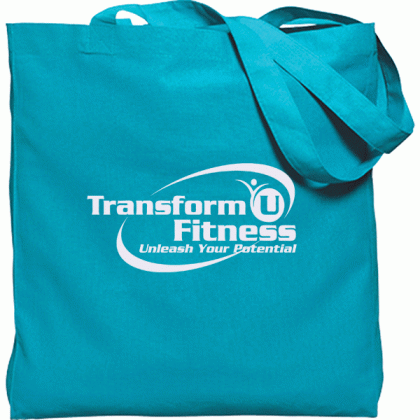 Gusseted Colorful Economical Cotton Tote Bag- Teal