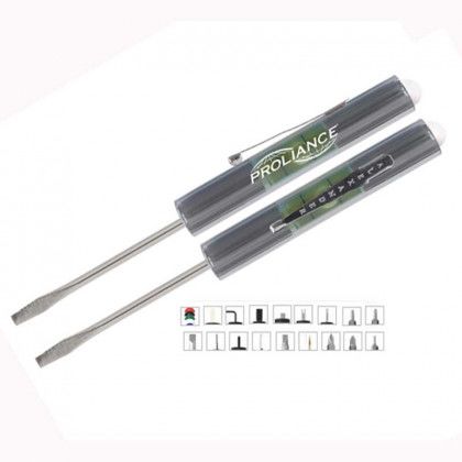 Level Rite Fixed Blade Screwdriver Promotional Custom Imprinted With Logo