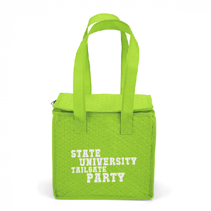 Lime Green Wholesale Insulated Lunch Bags | Therm-O Branded Lunch Cooler Bags | Promotional Insulated Lunch Bags