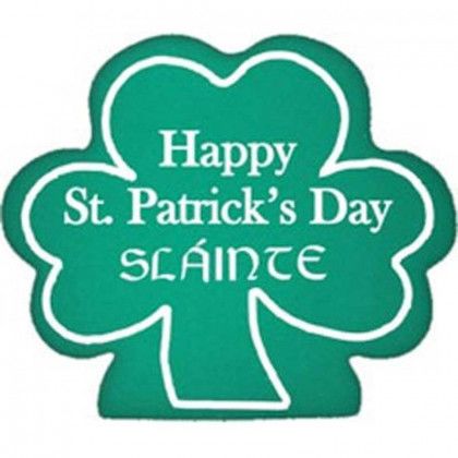 Spirit 12 in. Shamrock Promotional Custom Imprinted With Logo