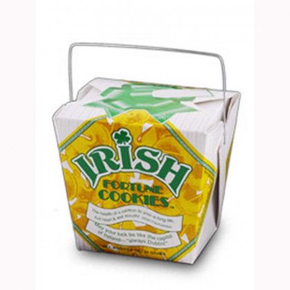 Irish Fortune Cookie Pail | Fun St Patrick's Day Promotional Snacks