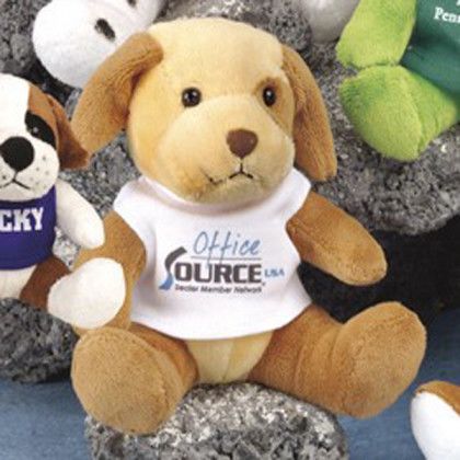 5" Q-Tee Promotional Stuffed Animals- Dog