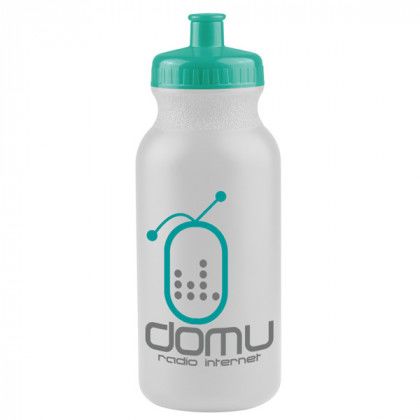 Teal Lid 20 oz Custom BPA-Free Sport Bottles | Personalized Opaque Water Bottles | Inexpensive Sports Water Bottles