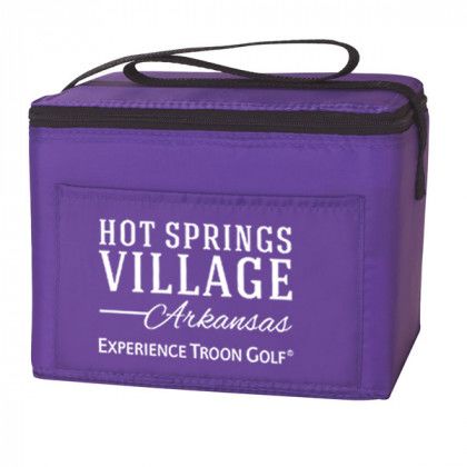 Purple Lunch Bag Cooler | Promotional Lunch Cooler Bags | Custom Printed Lunch Bags | Custom Insulated Lunch Bags 