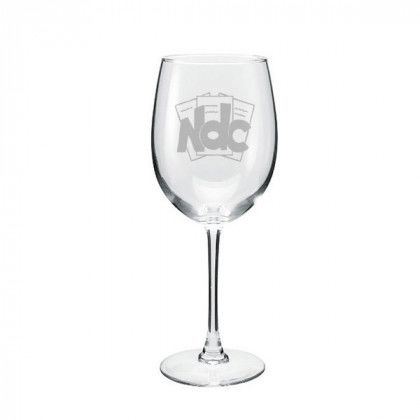 Etched Cachet White Wine Glass - 12 oz