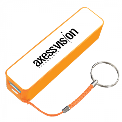 Orange Promotional 2200mAh Power Bank | Wholesale UL Listed Power Banks