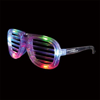 Custom Imprinted LED Slotted Glasses
