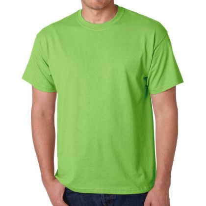 Lime Adult Blend Logo T-Shirt- Gildan