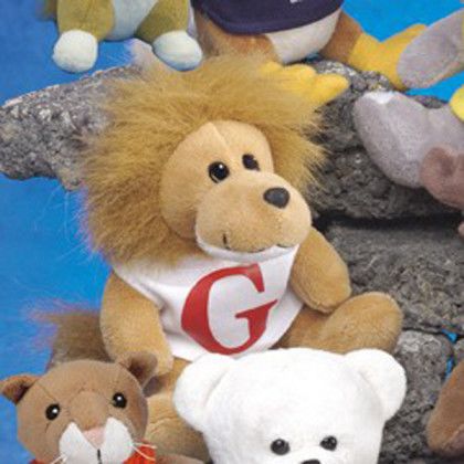 5" Q-Tee Promotional Stuffed Animals- Lion