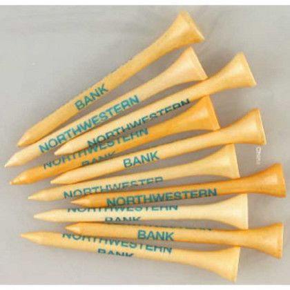 Ten 2-3/4 in. Golf Tees | Cheap Promotional Golf Tees