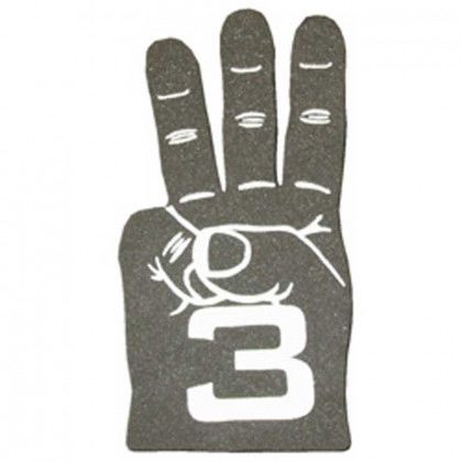 Spirit 16 in. 3-Finger Promotional Custom Imprinted With Logo