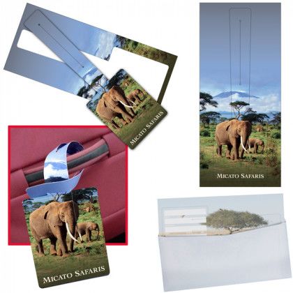 Flex One Piece Luggage Tag Imprinted