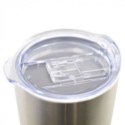 Customized Silver Stainless Steel Tumbler lid