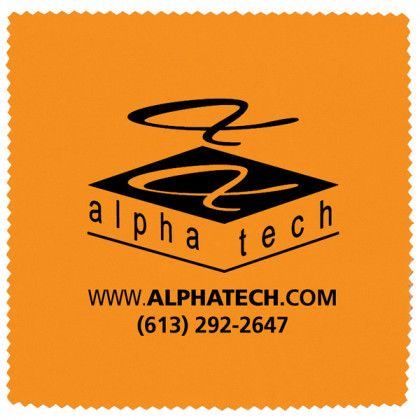 Promotional Microfiber Screen Cleaners Orange