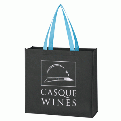 Non-Woven Tote Bag- Carolina blue