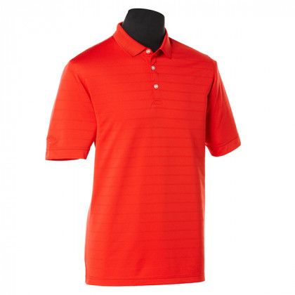 Salsa Red Callaway Ventilated Polo | Custom Polo Shirts