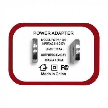 Imprinted UL Listed USB Wall Charger & AC Adapter