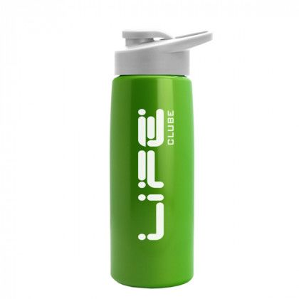 Metallic Flair Bottle 26 oz. with Logo metallic lime
