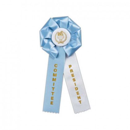 Custom Rosette - 810 Promotional Custom Imprinted With Logo