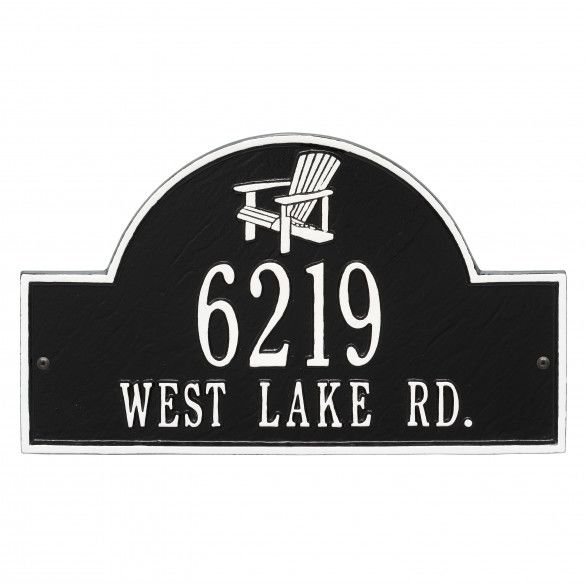 Adirondack personalized plaque