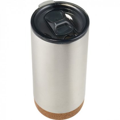 Promotional Valhalla Copper Vacuum Cork Bottom Tumbler - Lid Detail