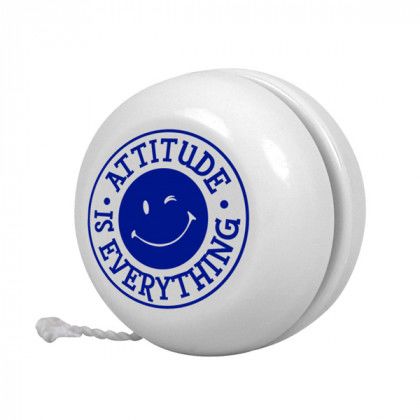 Personalized Classic Yo-Yos in Bulk - White Personalized Classic Yo-Yos in Bulk - White