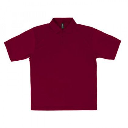 Promotional Embroidered Ladies' Team Polo | Logo Polo Shirts - Maroon
