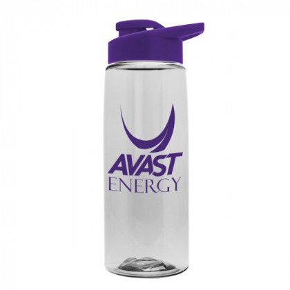 Custom Tritan Flair Bottle with Sip Lid 26 oz. violet