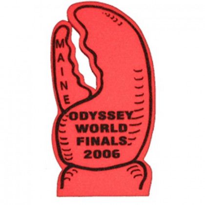 Spirit 17 in. Lobster Claw Promotional Custom Imprinted With Logo - Red 485