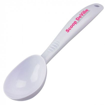 White Scooper Ice Cream Scoop | Company Logo Ice Cream Scoops