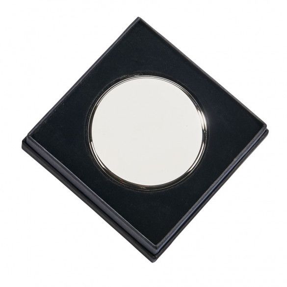 Engraved Round Compact Miror