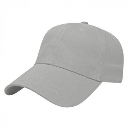 Custom Embroidered Unstructured Low Profile Cap - Gray