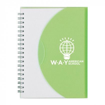 Lime Promotional Spiral Notebook Custom Logo