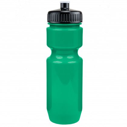 Forest Green 22 oz Opaque Bike Bottle with Push-Pull Lid | Bulk Discount Bike Bottles